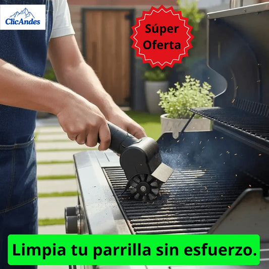 Cepillo Eléctrico para Limpieza de Parrilla
